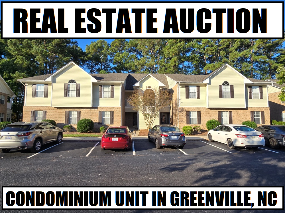 11/13/26 - CONDOMINIUM UNIT IN GREENVILLE, NC